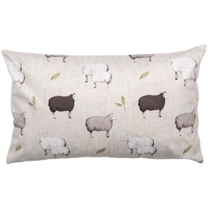 Clayre & Eef Kissenhülle NSF36 Beige Braun 30x50...