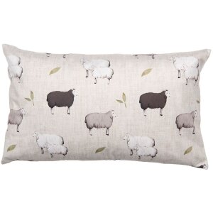 Clayre & Eef Kissenhülle NSF36 Beige Braun 30x50...