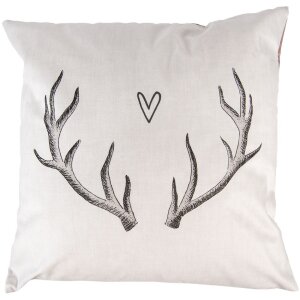 Clayre & Eef NWV20-1 Kissenhülle 45x45 cm Beige...