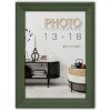 ZEP фоторамка Levanto полистирол сотовая структура прозрачное стекло зеленый коричневый серый