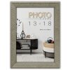 ZEP фоторамка Levanto полистирол сотовая структура прозрачное стекло зеленый коричневый серый