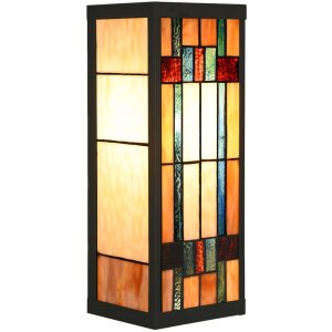 LumiLamp 5LL-6362 Tiffany Wandlampe Beige Braun...