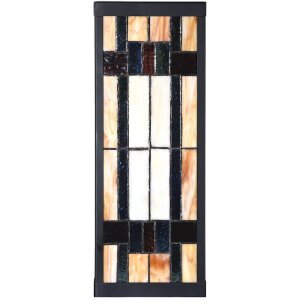 LumiLamp 5LL-6362 Tiffany Wandlampe Beige Braun...