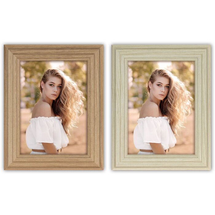 ZEP Holzbilderrahmen Valencia Natur Braun 10x15 cm bis 20x30 cm