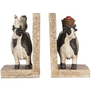 Clayre & Eef Buchstützen Set Kühe...