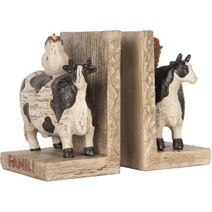Clayre & Eef Buchstützen Set Kühe...
