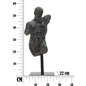 Mauro Ferretti Skulptur Museum Man 26x22x57,5 cm schwarz