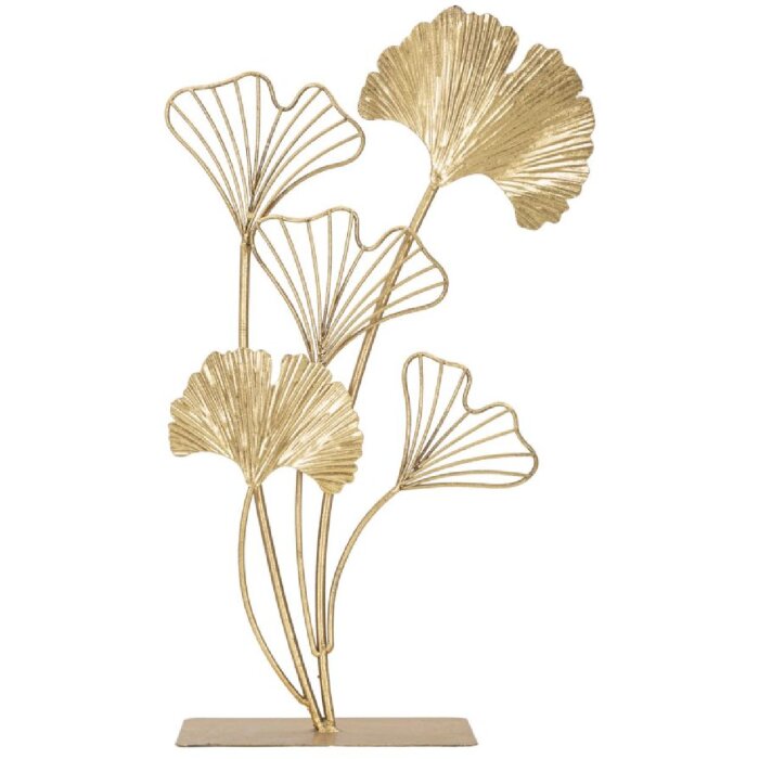 Mauro Ferretti скульптура Лист 26x11.5x44.5 см золото
