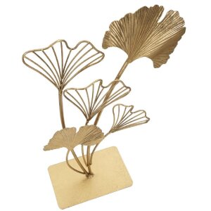 Mauro Ferretti скульптура Лист 26x11.5x44.5 см золото