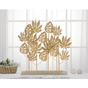 Mauro Ferretti Skulptur Palm 56x10x57,5 cm gold