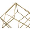 Mauro Ferretti скульптура Куб 16x18x41,5 см золотисто-белый