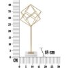 Mauro Ferretti скульптура Куб 16x18x41,5 см золотисто-белый