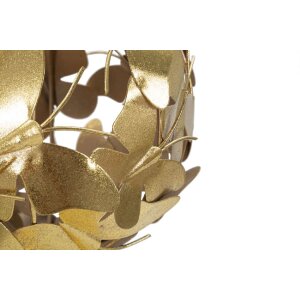 Mauro Ferretti Skulptur Butterfly Ø 19,5x40,5 cm gold