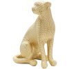 Mauro Ferretti Skulptur Leopard 23x15,5x29 cm gold