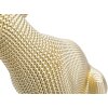 Mauro Ferretti Skulptur Leopard 23x15,5x29 cm gold