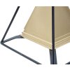 Mauro Ferretti Skulptur Pyramide mit Metallrahmen 15x15x21 cm gold-schwarz