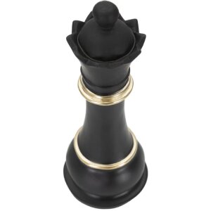 Mauro Ferretti Skulptur Queen 9x25,5 cm schwarz-gold