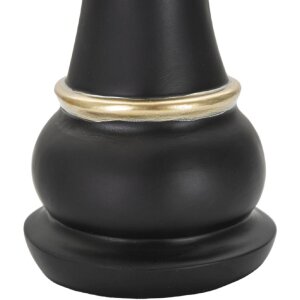 Mauro Ferretti Skulptur Queen 9x25,5 cm schwarz-gold