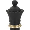 Mauro Ferretti Skulptur Queen 9x25,5 cm schwarz-gold