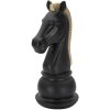 Mauro Ferretti Skulptur Horse 10,5x8,5x19 cm schwarz-gold