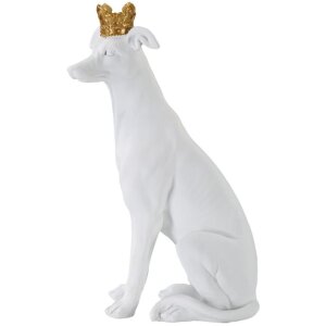 Mauro Ferretti Hundeskulptur Dog White 20x12,5x33 cm...