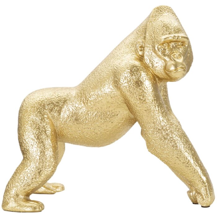 Mauro Ferretti Gorillaskulptur 24,3x13,9x22,8 cm gold