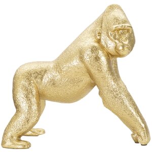 Mauro Ferretti Gorillaskulptur 24,3x13,9x22,8 cm gold