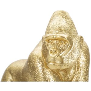 Mauro Ferretti Gorillaskulptur 24,3x13,9x22,8 cm gold