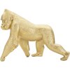 Mauro Ferretti Gorillaskulptur 29,7x11,5x21,8 cm gold