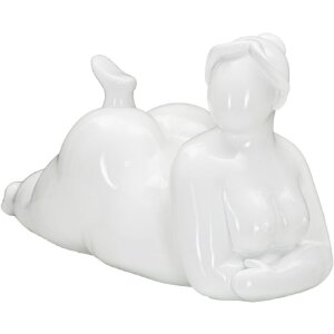 Mauro Ferretti Frauskulptur Woman Yoga Relax 32x12,5x16...
