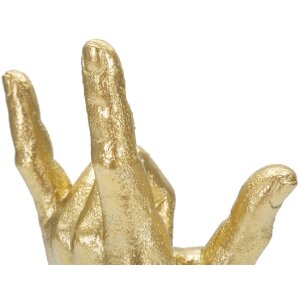 Скульптура руки Mauro Ferretti Да Рука 14,5x7x23 см золото