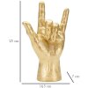 Скульптура руки Mauro Ferretti Да Рука 14,5x7x23 см золото