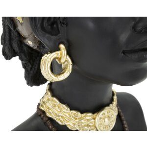 Mauro Ferretti Бюст Massai Woman 19x18,5x30 см черный