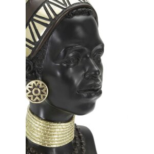 Mauro Ferretti Бюст Massai Woman Tribe 23x19x38,5 см черный