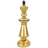 Mauro Ferretti Schachfigur König Ø 11x32,5 cm gold schwarz Dekoration