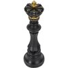 Mauro Ferretti Schachfigur König Ø 13x40,5 cm schwarz gold Dekoration