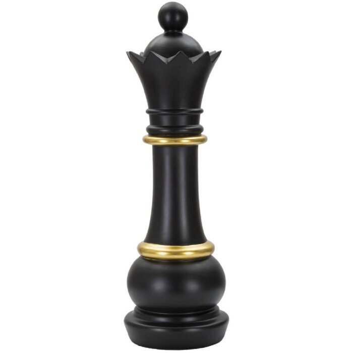 Шахматная фигура Mauro Ferretti Шашки Ø15x50 см черное золото