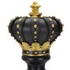 Mauro Ferretti Шахматная фигура Король Ø14x50 см черное золото