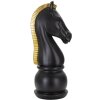 Mauro Ferretti Schachfigur Pferd Ø18,5x50 cm schwarz gold
