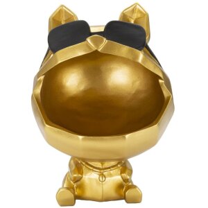 Mauro Ferretti Dekofigur Hund Ø17x23,5 cm gold...