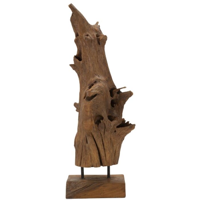 Mauro Ferretti Skulptur Akar 23x27x64 cm Teakholz braun
