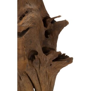 Mauro Ferretti Skulptur Akar 23x27x64 cm Teakholz braun