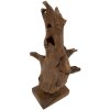 Mauro Ferretti Skulptur Akar 23x27x64 cm Teakholz braun
