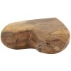 Mauro Ferretti Deko Herz aus Teakholz 16x14x4,5 cm braun