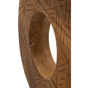 Mauro Ferretti Skulptur Dorat aus Teakholz 35x10x58 cm braun