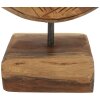 Mauro Ferretti Skulptur Dorat aus Teakholz 20x10x28 cm braun