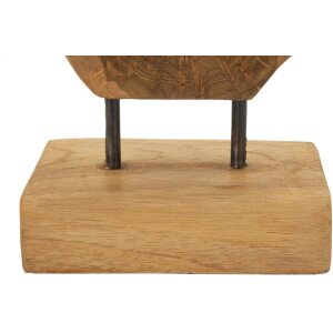 Mauro Ferretti скульптура Lubang из тика 18x10x27 см коричневый