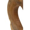 Mauro Ferretti Skulptur Hasi Teakholz 28x10x38 cm braun