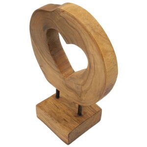 Mauro Ferretti Skulptur Hasi Teakholz 20x10x28 cm braun