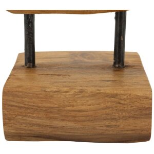 Mauro Ferretti Skulptur Hasi Teakholz 20x10x28 cm braun
